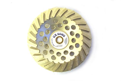 7" Swirl Cup Wheel for Grinding (Non-Threaded)