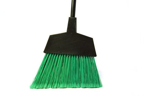 Green Plastic Angled Broom