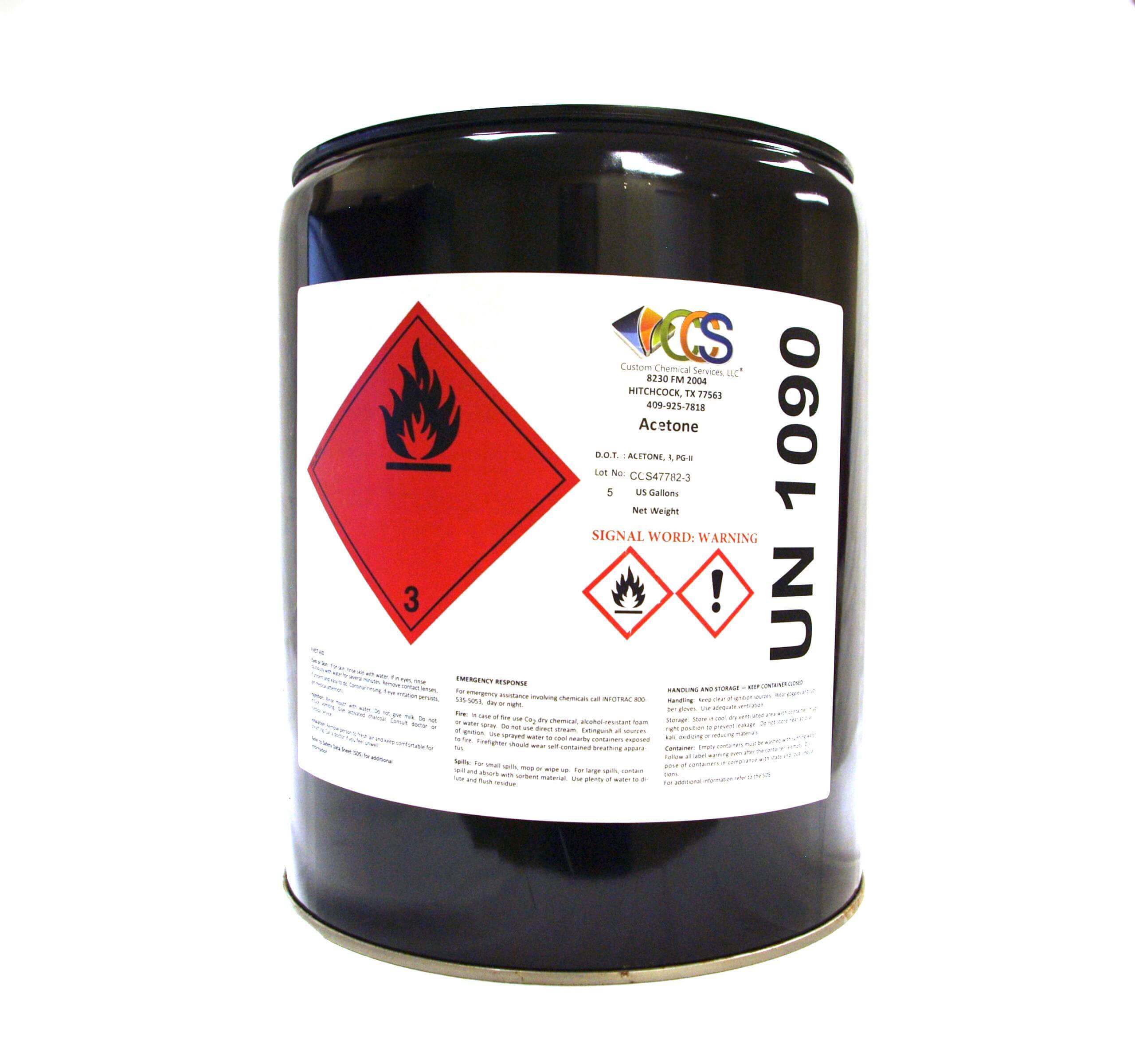 Acetone (5 Gal) - Shop with Resinous Flooring Supply