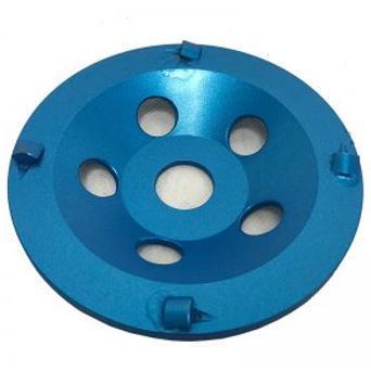 7″ 6-Seg 1/4 Round PCD Cup Wheel for Grinding