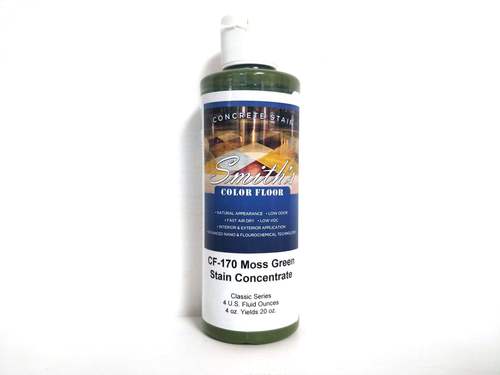 Colors for Concrete Stain: Moss Green