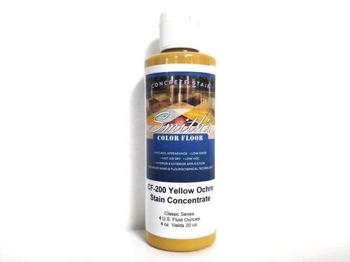 Colors for Concrete Stain: Yellow Ochre