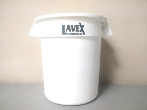 10 Gal White Lavex Bucket