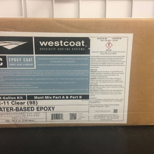 Westcoat Water-Based Epoxy